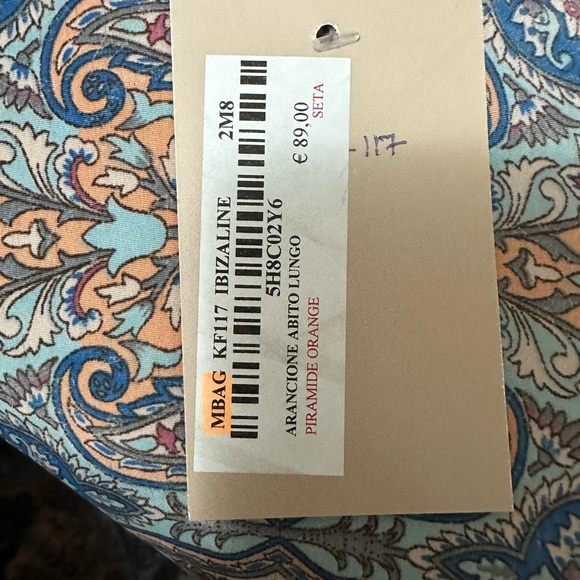 Piramide orange maxi wrap dress from Ibiza Line (XS) - Picture 3 of 7